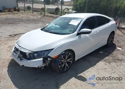 2019 Honda Civic Sport из США, поврежденный, VIN 2HGFC2F83KH543756